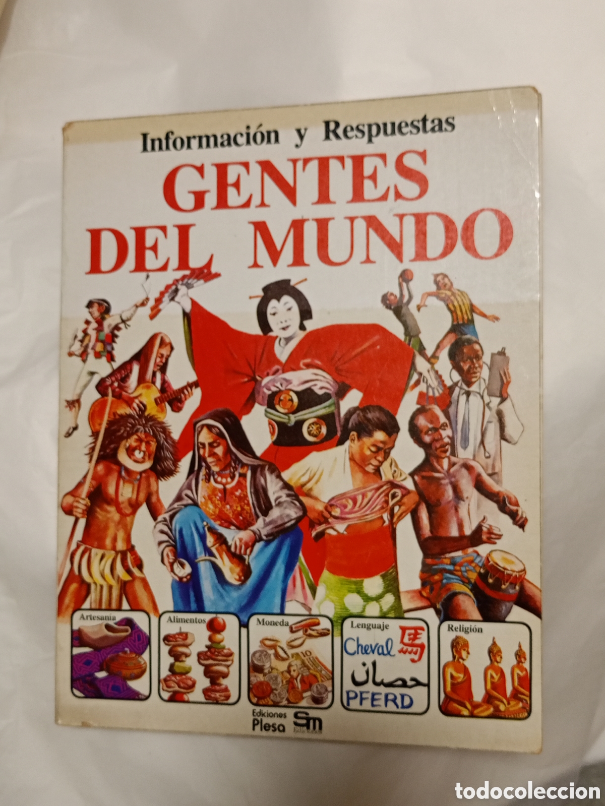 Libri di seconda mano: GENTES DEL MUNDO - LIBRO JUVENIL - INFORMACI&Oacute;N RESPUESTAS - EDICIONES PLESA SM - A&Ntilde;OS 70 - ILUSTRADO