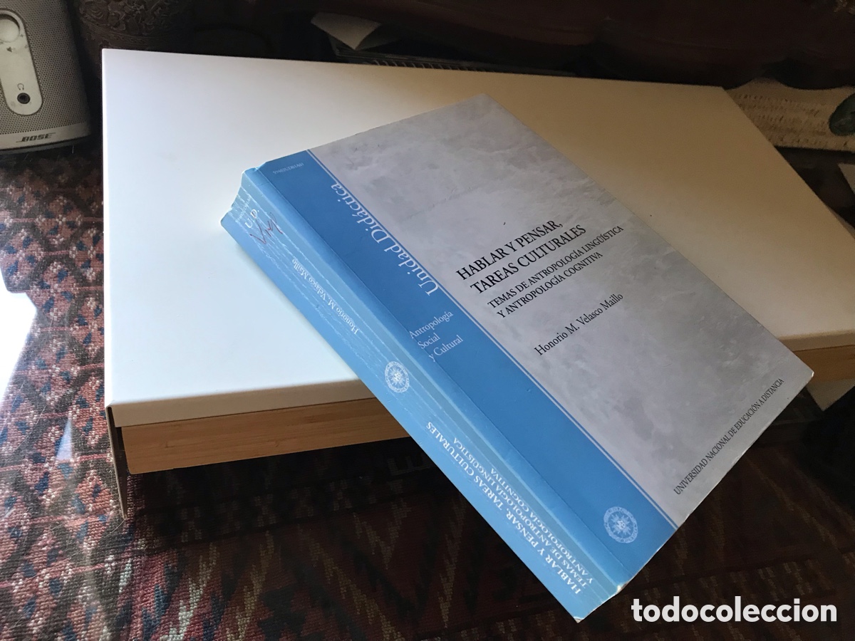 Libros de segunda mano: Hablar y pensar, tareas culturales. Honorio M. Velasco Maillo. UNED