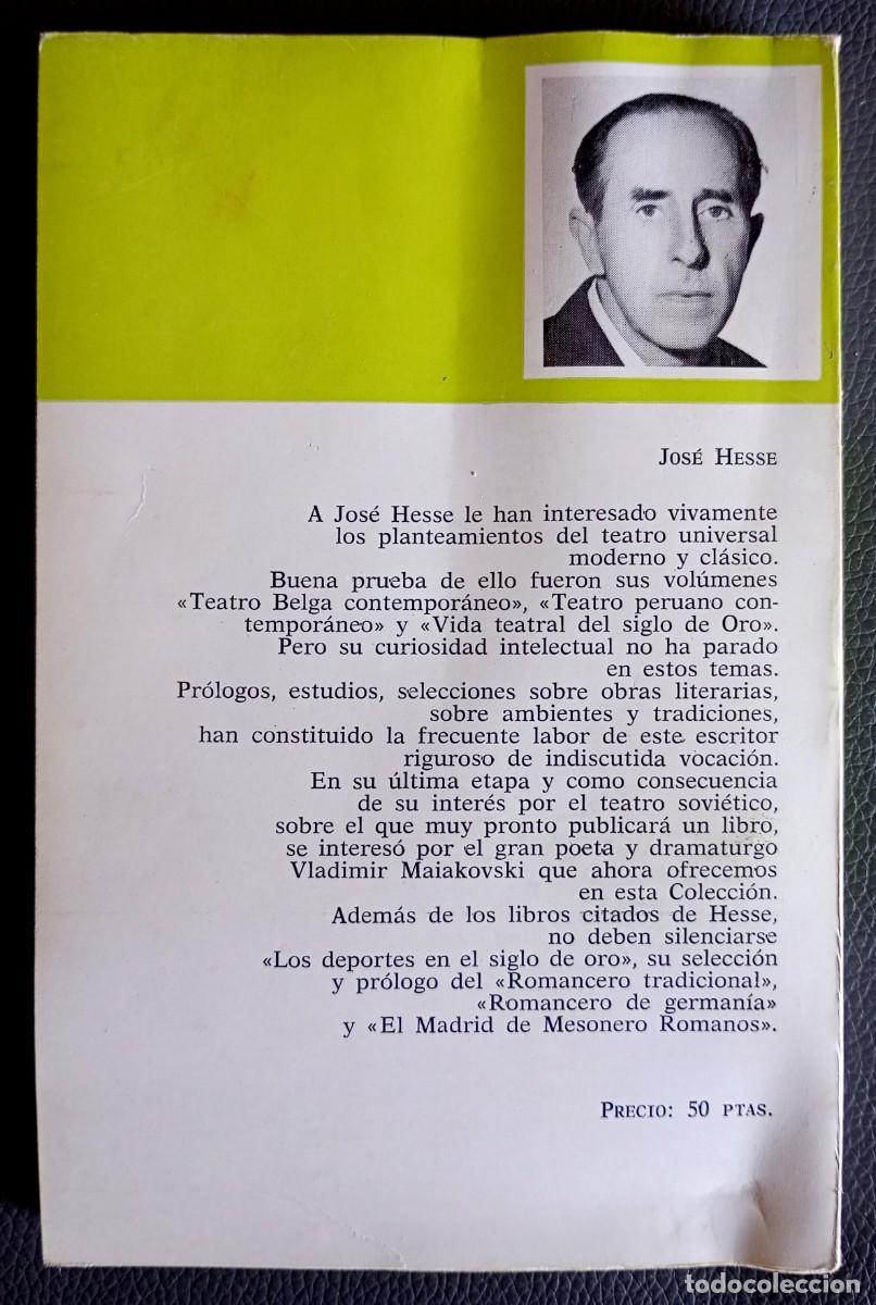 Libros de segunda mano: Jos&eacute; Hesse . Maiakovski - Foto 2