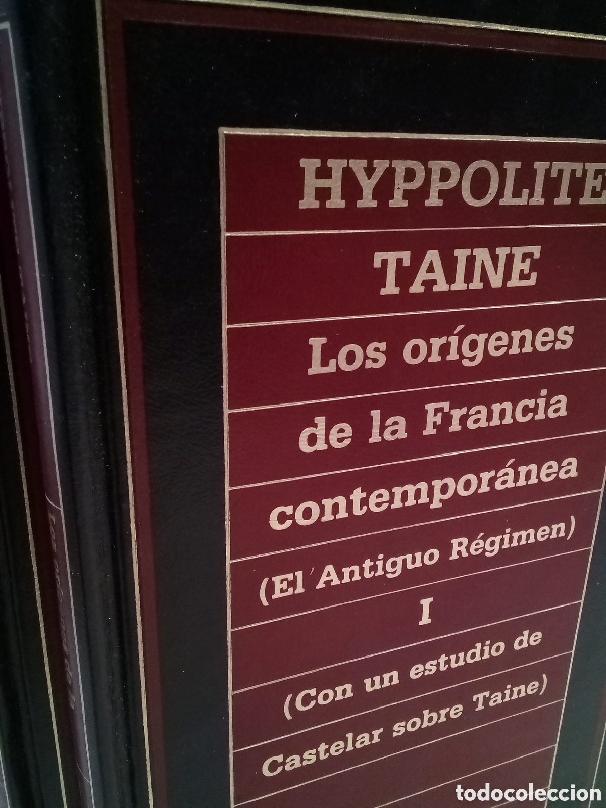 Libri di seconda mano: Hyppolite Taine. Los or&iacute;genes de la Francia contempor&aacute;nea. 2 Vols.