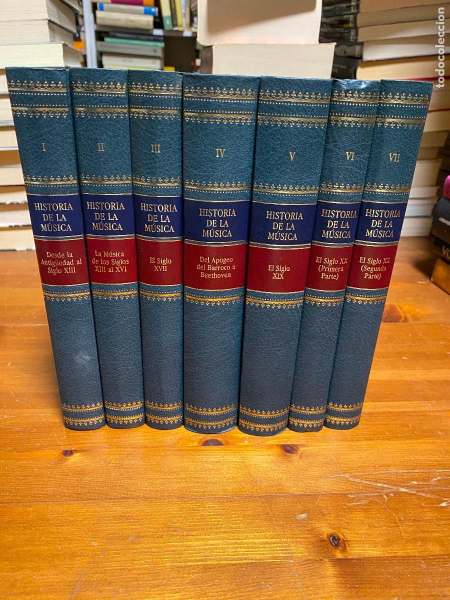 Libros de segunda mano: HISTORIA DE LA M&Uacute;SICA. 7 TOMOS. COMPLETA. SOCIEDAD ITALIANA MUSICOLOG&Iacute;A.CLUB INTERNACIONAL DEL LIBRO