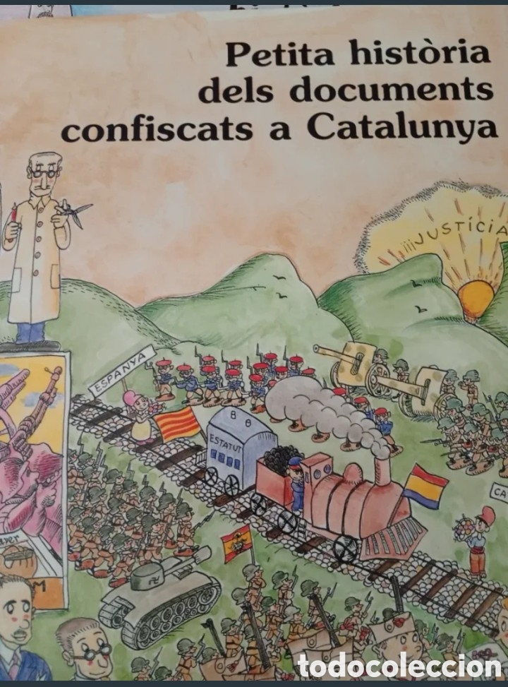 Libros de segunda mano: Petita hist&ograve;ria dels documents confiscats a Catalunya. Dibuixos de Pilar&iacute;n Bay&eacute;s