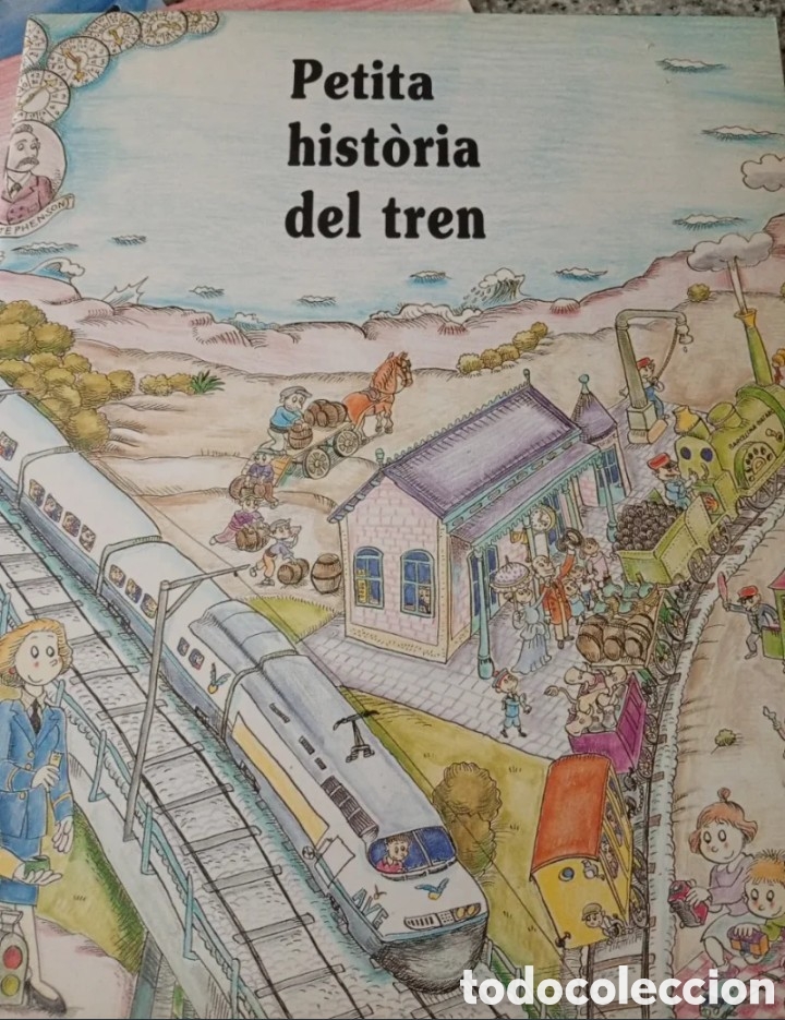Libros de segunda mano: Petita hist&ograve;ria del tren. Dibuixos de Pilar&iacute;n Bay&eacute;s