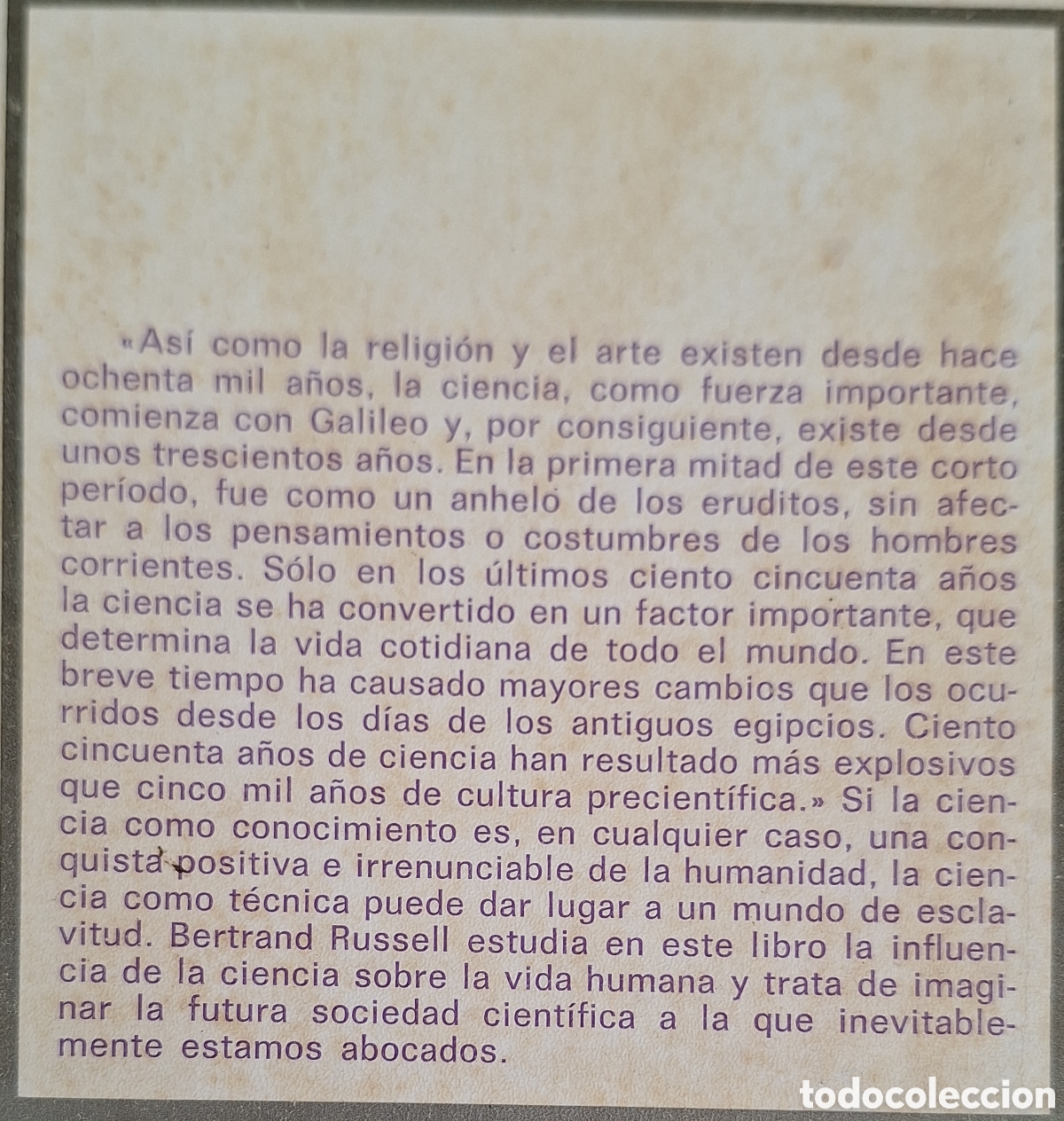 Libros de segunda mano: LA PERSPECTIVA CIENTIFICA - BERTRAND RUSSELL - ED. ARIEL 1975 - Foto 2