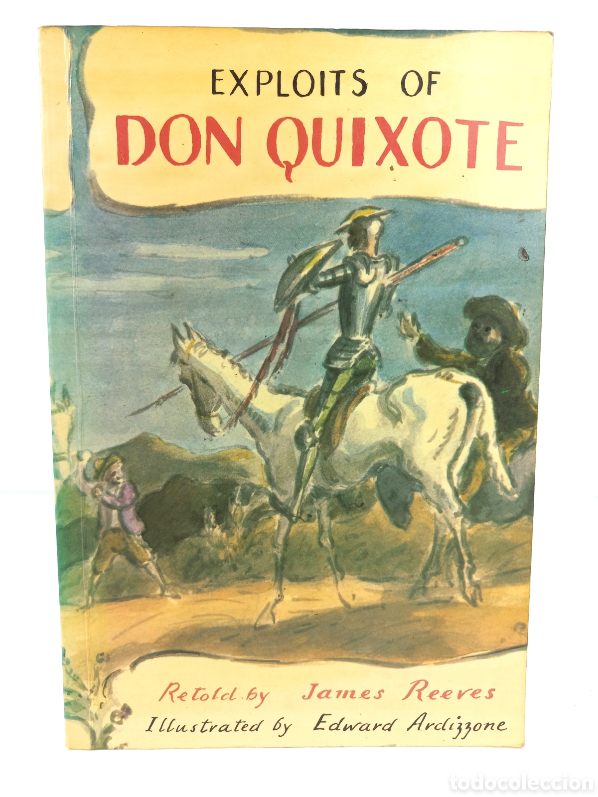 Libros de segunda mano: Exploits of Don Quixote. Janes Reeves. Edward Ardizzone. Blackie and Son, 1977.