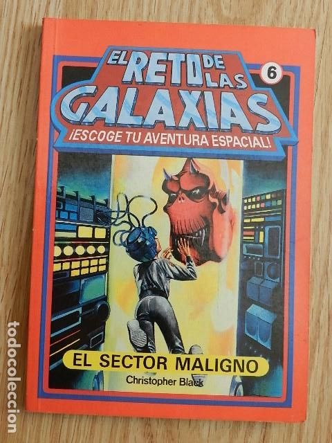 Libros de segunda mano: El reto de las galaxias 6 El sector maligno Christopher Black Escoge tu aventura espacial Susaeta