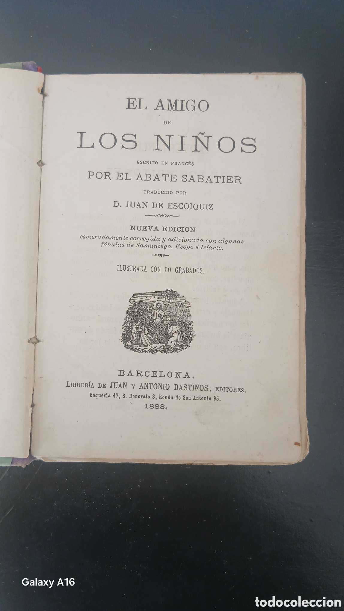Libros de segunda mano: Libro Antiguo &rdquo;El Amigo de los Ni&ntilde;os&rdquo; (1883) - Foto 2
