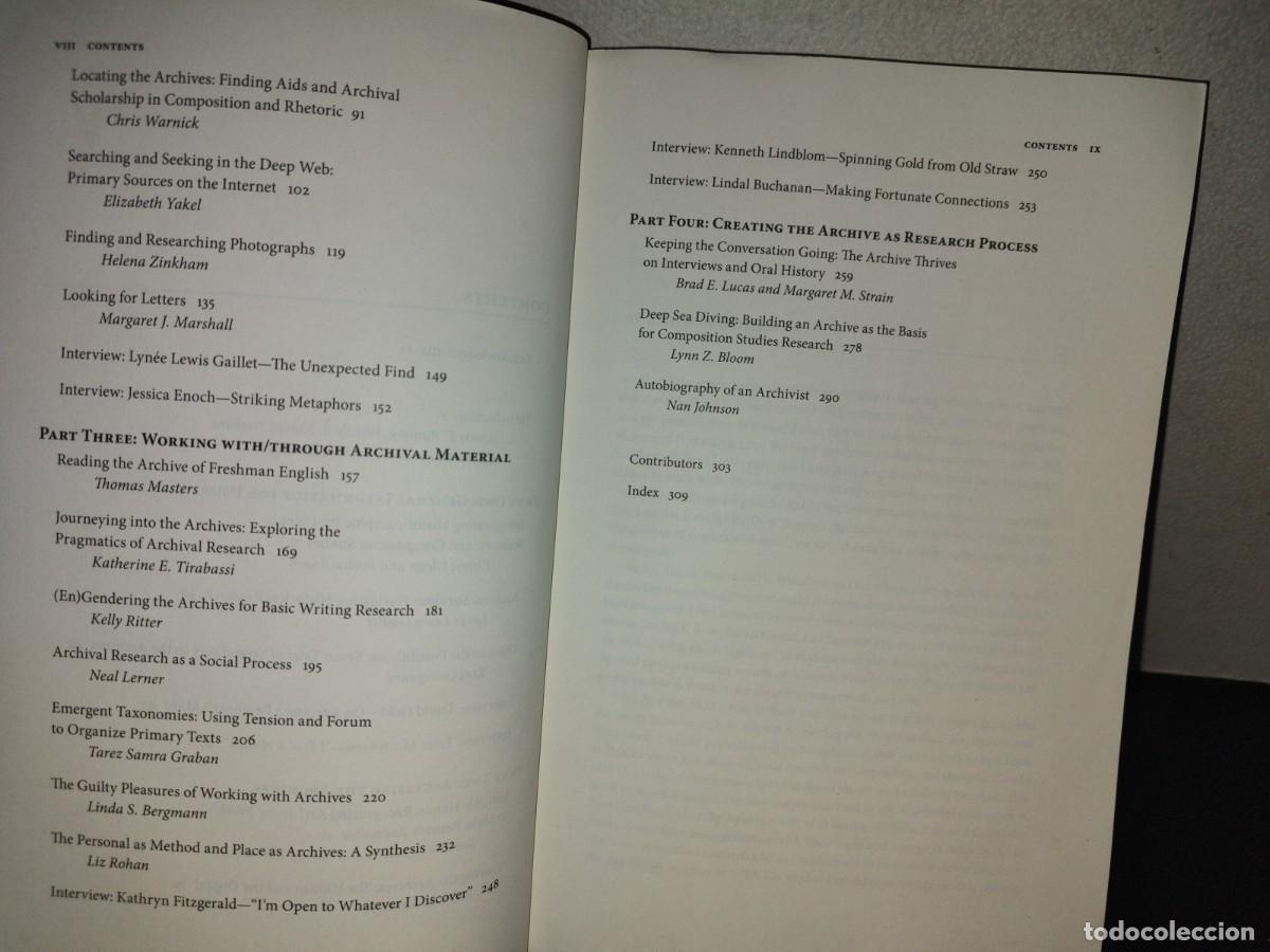 Libros de segunda mano: 219- Working In The Archives. Practical Research Methods For Rhetoric And Composition - Foto 7