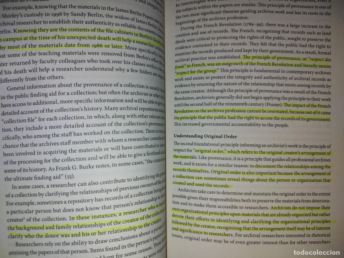 Libros de segunda mano: 219- Working In The Archives. Practical Research Methods For Rhetoric And Composition - Foto 8