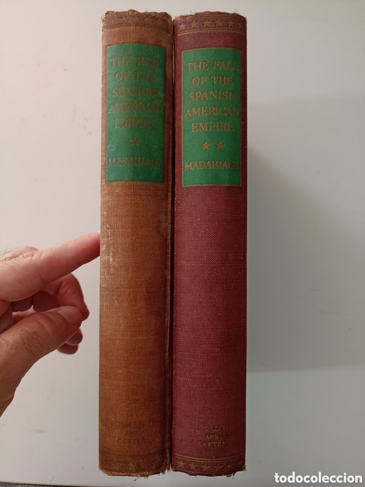 Libros de segunda mano: LIBROS EN INGL&Eacute;S Salvador de Madariaga - The Rise / The Fall of the American Spanish Empire (1947)