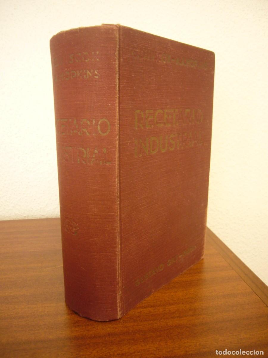 Libros de segunda mano: G.D. HISCOX & A.A. HOPKINS: RECETARIO INDUSTRIAL (GUSTAVO GILI, 1934) TAPA DURA. PRIMERA EDICI&Oacute;N.