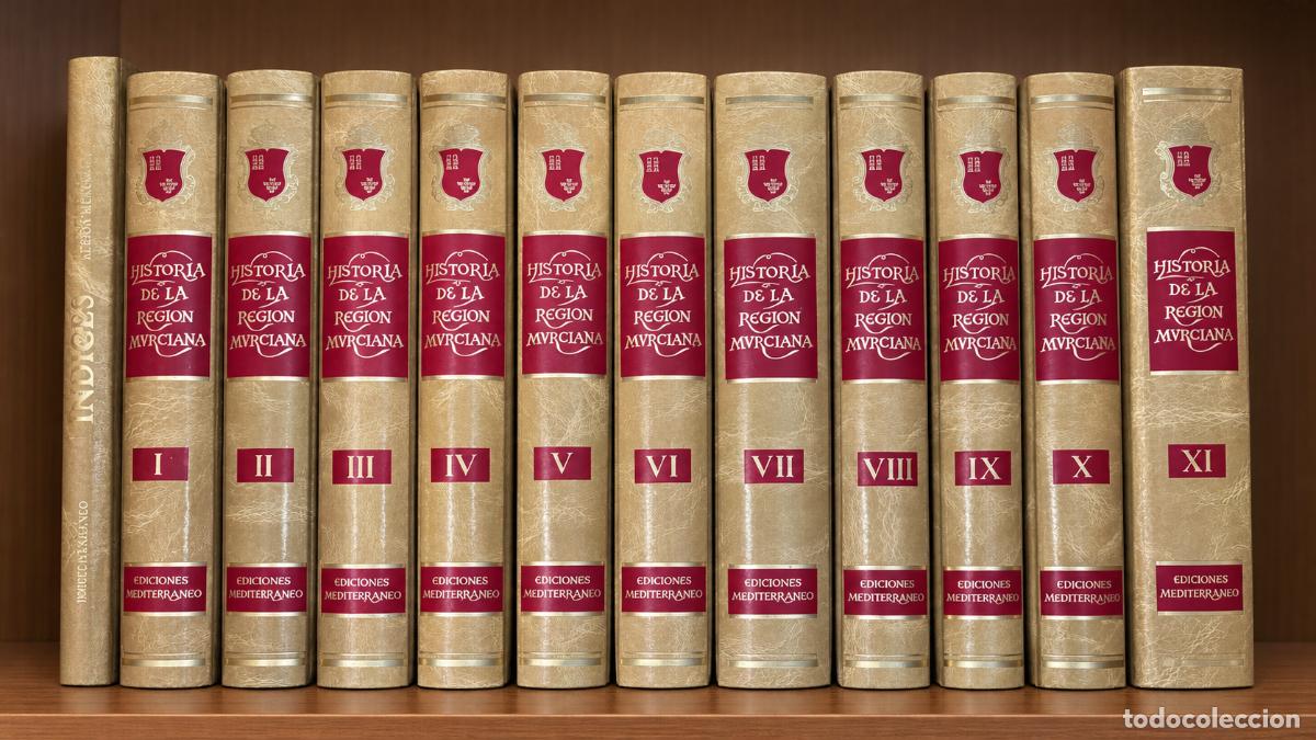 Libros de segunda mano: Historia de la Regi&oacute;n Murciana - Obra Completa 11 Tomos + &Iacute;ndices - Ed. Mediterr&aacute;neo 1980
