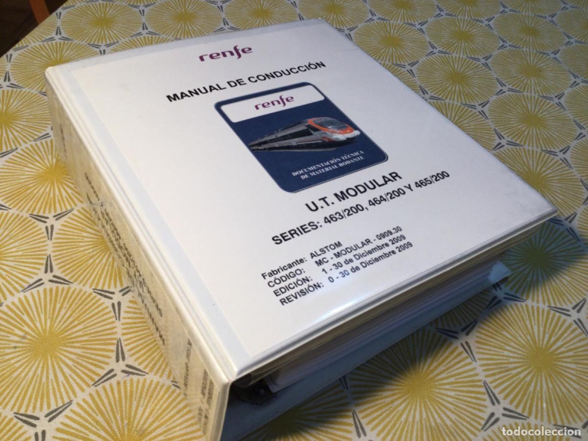 Libros de segunda mano: RENFE MANUALL DE CONNDUCCION U.T. MODULAR SERIE 463/200 464/200 46/200