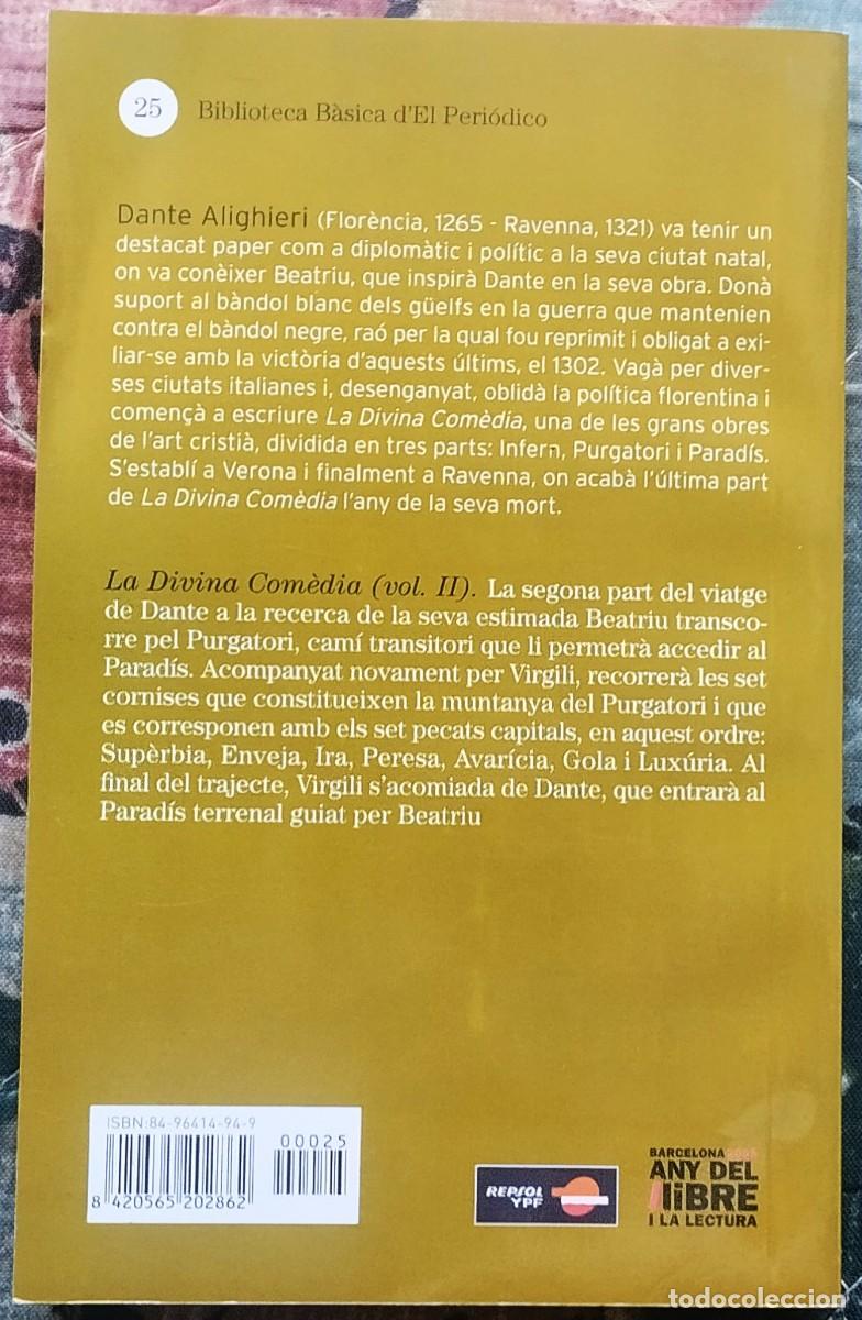 Libros de segunda mano: LA DIVINA COM&Egrave;DIA. LIBRO EN LENGUA CATALANA - Foto 2
