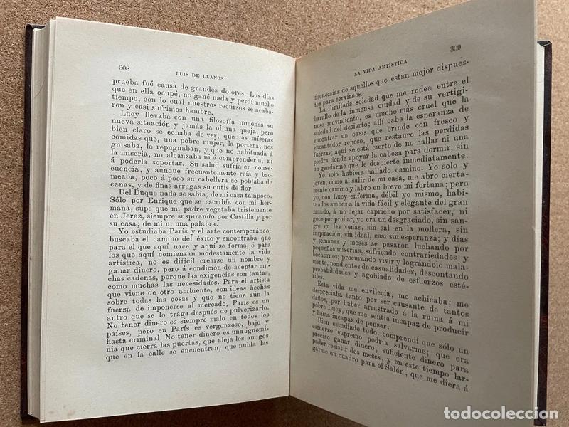 Libros de segunda mano: La Vida Art&iacute;stica (1892) - Luis de Llanos - Foto 8