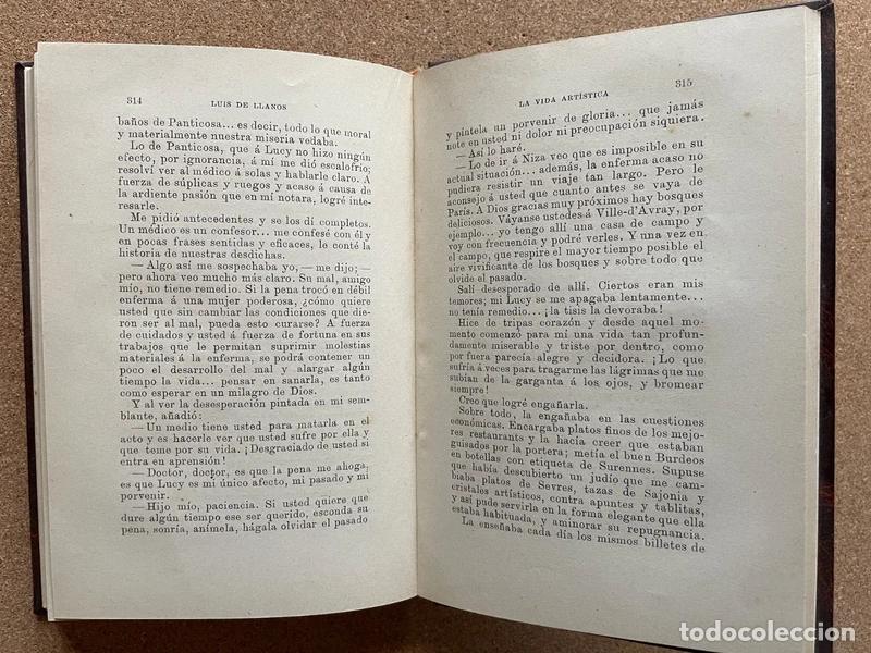 Libros de segunda mano: La Vida Art&iacute;stica (1892) - Luis de Llanos - Foto 9