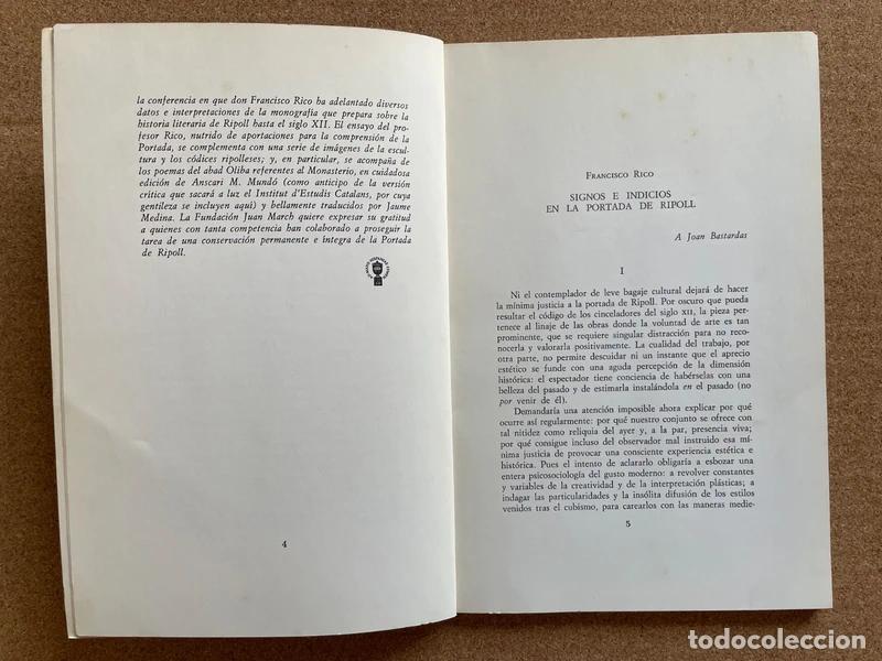 Libros de segunda mano: Signos e indicios en la portada de Ripoll - Foto 5