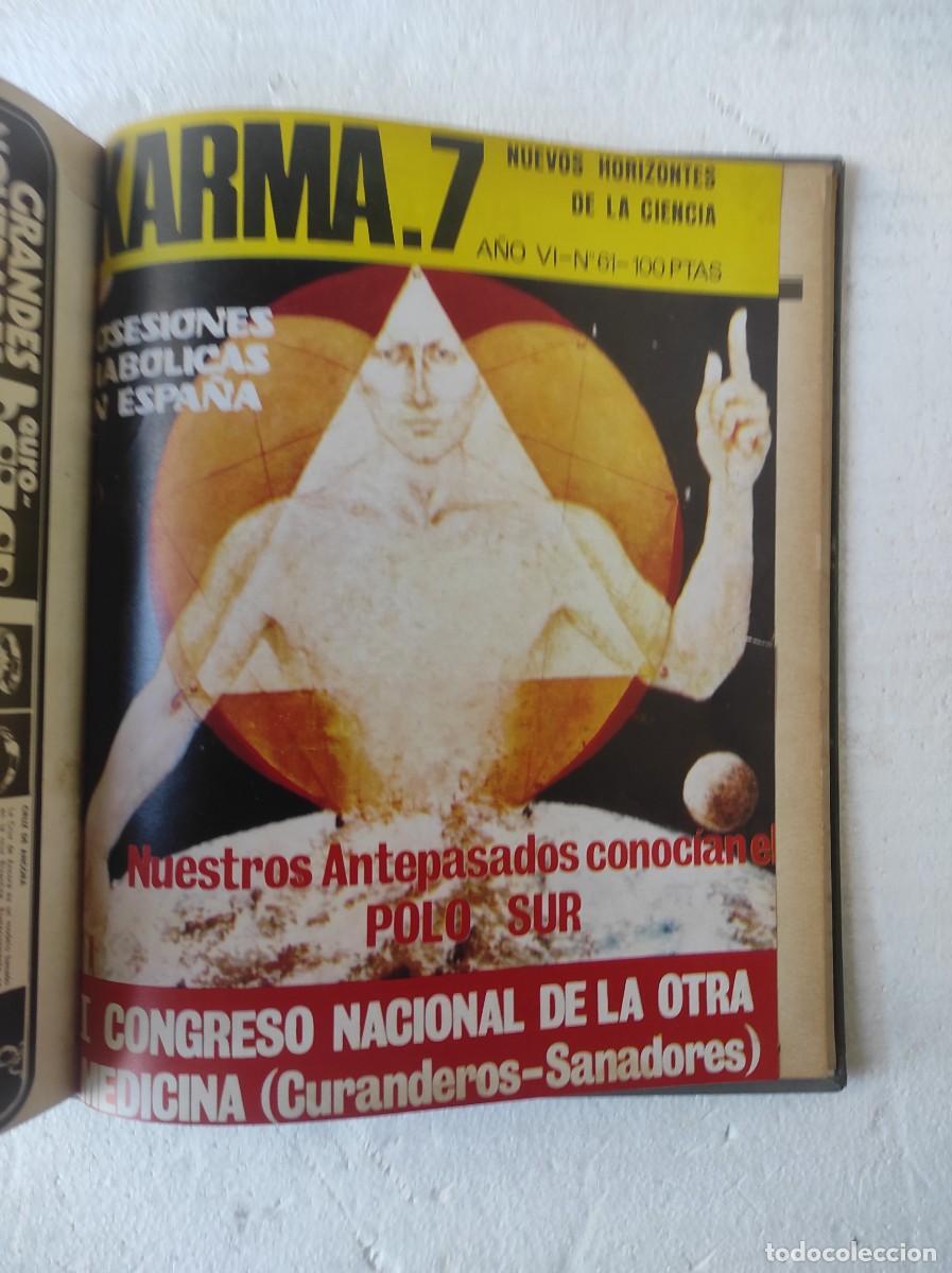 Libros de segunda mano: lote KARMA 7 , 1977 a&ntilde;o COMPLETO encuadernado , n&ordm; 50 a 61