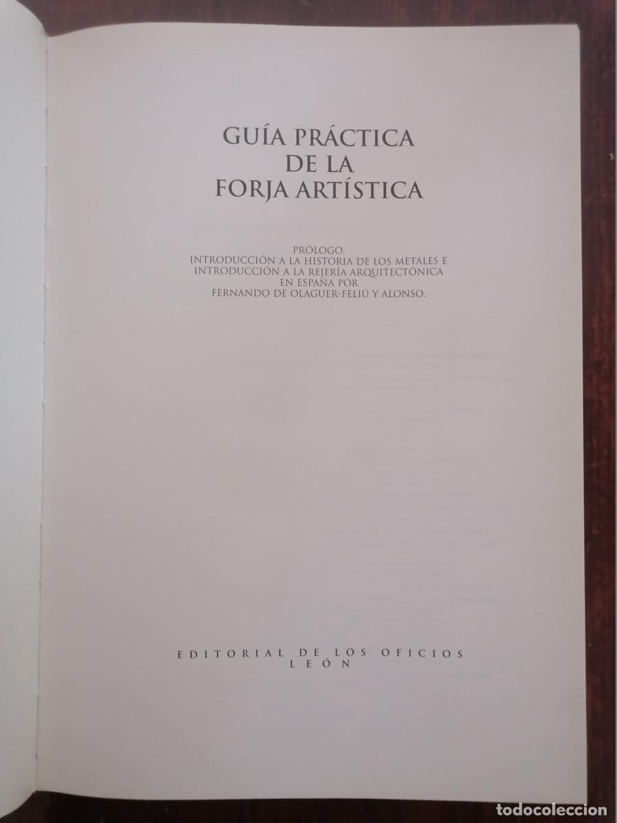 Libros de segunda mano: Guia Pr&aacute;ctica de la Forja Art&iacute;stica - Editorial de los oficios - Foto 3