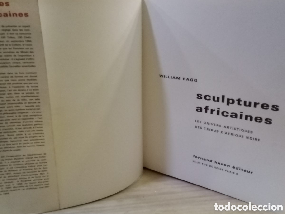 Libros de segunda mano: William Fagg. Sculptures africaines - Foto 1