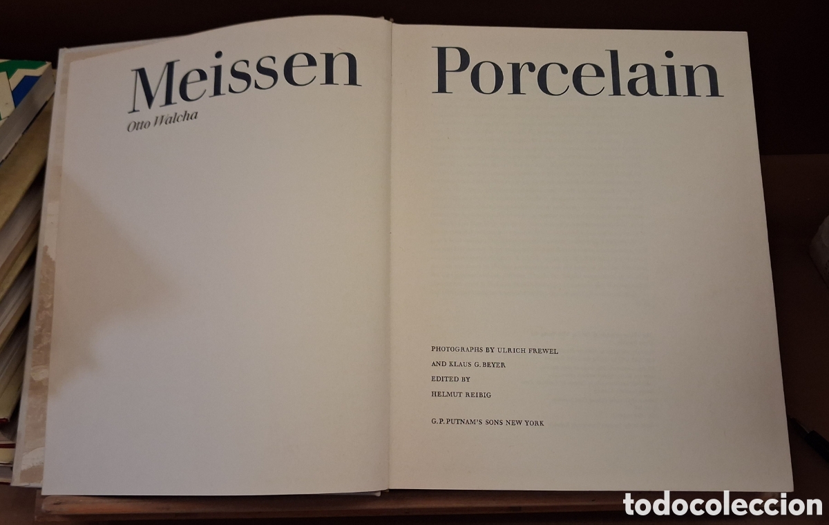 Livres d'occasion: MEISSEN PORCELAIN OTTO WALCHA. PUTNAM 1981