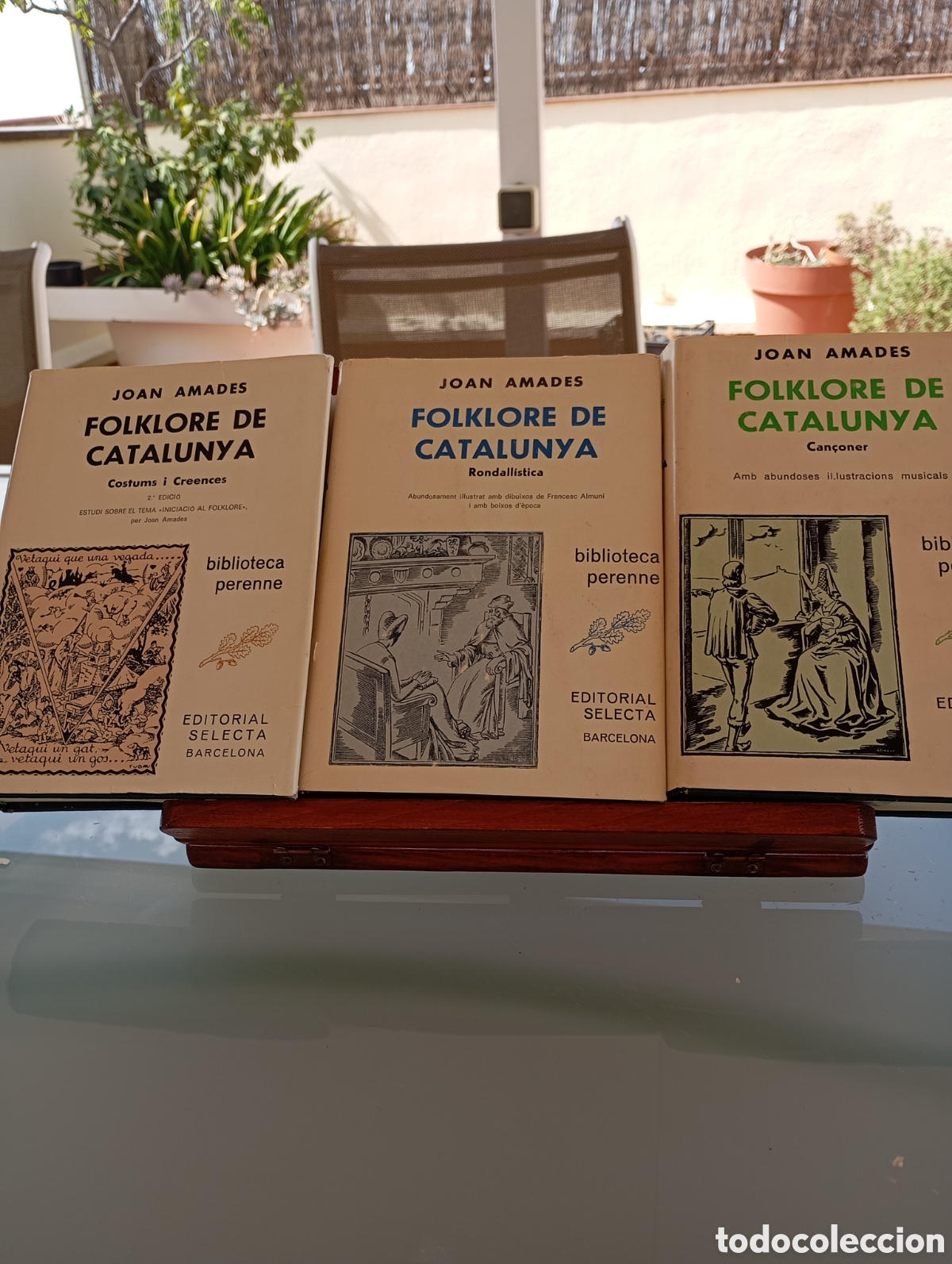 Libri di seconda mano: FOLKLORE de CATALUNYA. Joan Amades. 3tomos Completa. Perenne. Selecta. 1980-82