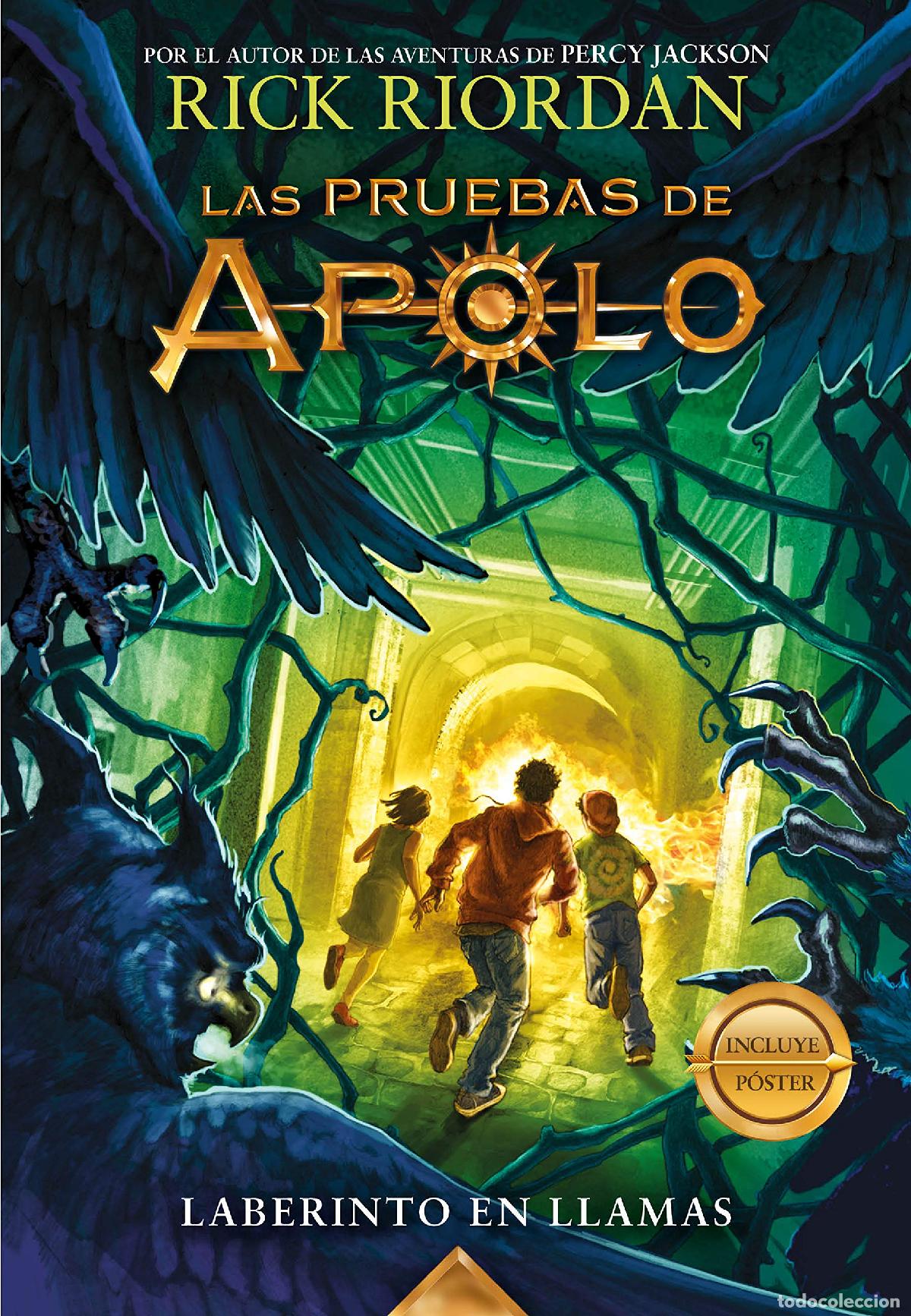 Libri di seconda mano: Las pruebas de Apolo 3 - Laberinto en llamas (Montena)
