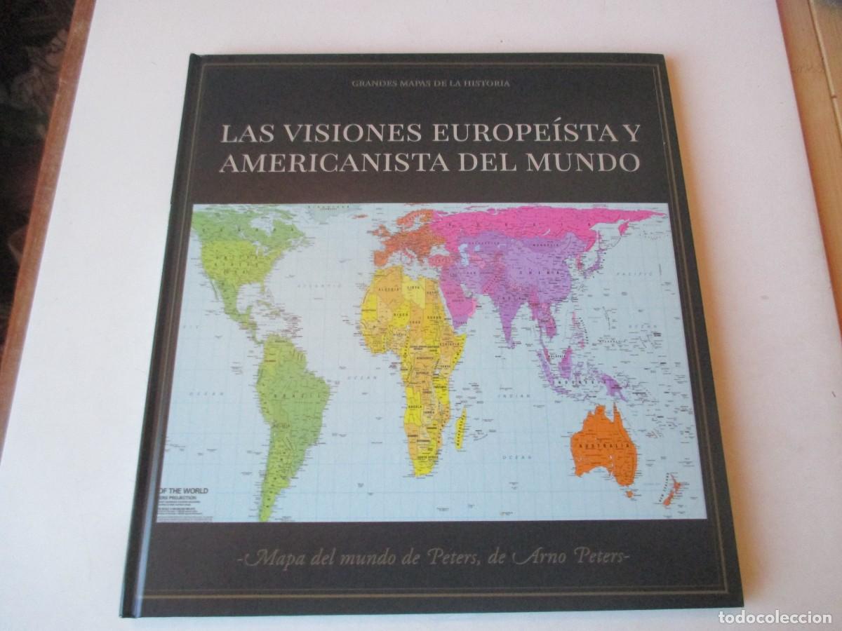 Libros de segunda mano: Grandes mapas de la historia Las visiones europe&iacute;sta y americanista del mundo W42021