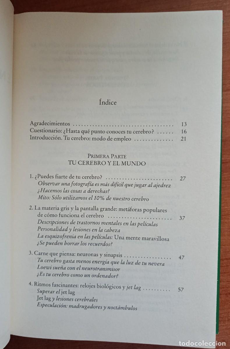 Libros de segunda mano: Entra en tu cerebro, Sandra Aamodt y Sam Wang, Ediciones B - Foto 6