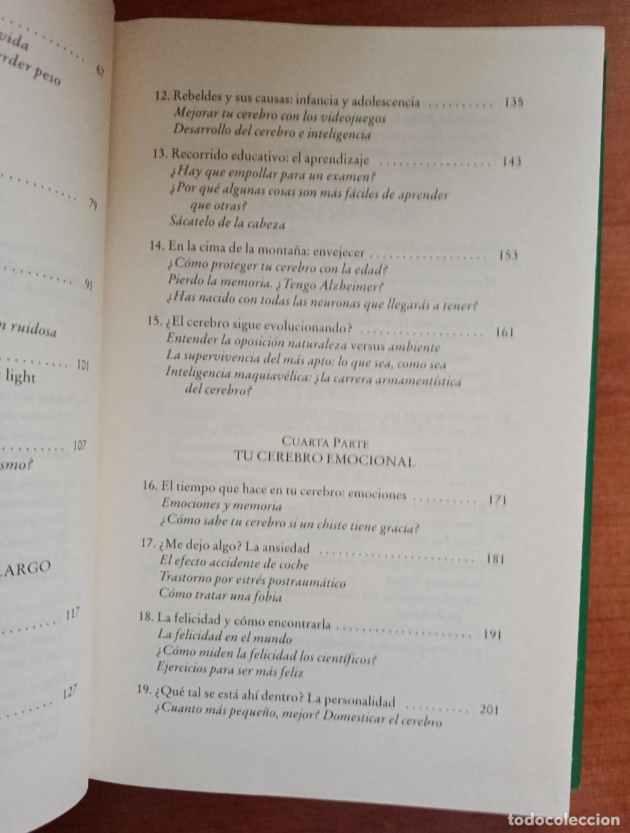 Libros de segunda mano: Entra en tu cerebro, Sandra Aamodt y Sam Wang, Ediciones B - Foto 8