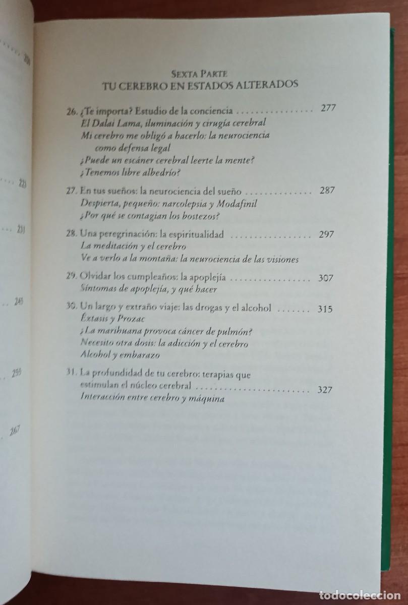 Libros de segunda mano: Entra en tu cerebro, Sandra Aamodt y Sam Wang, Ediciones B - Foto 9