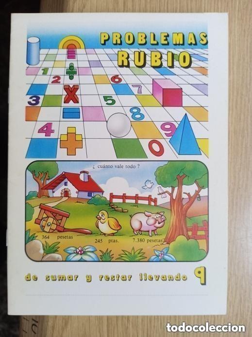 Libros de segunda mano: PROBLEMAS RUBIO - N 9 ANTIGUO CUADERNILLO a&ntilde;o 1978