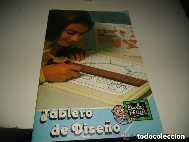 Libros de segunda mano: TABLERO DE DISE&Ntilde;O ESCOLAR FEBER -- LIBRO DE INSTRUCCIONES