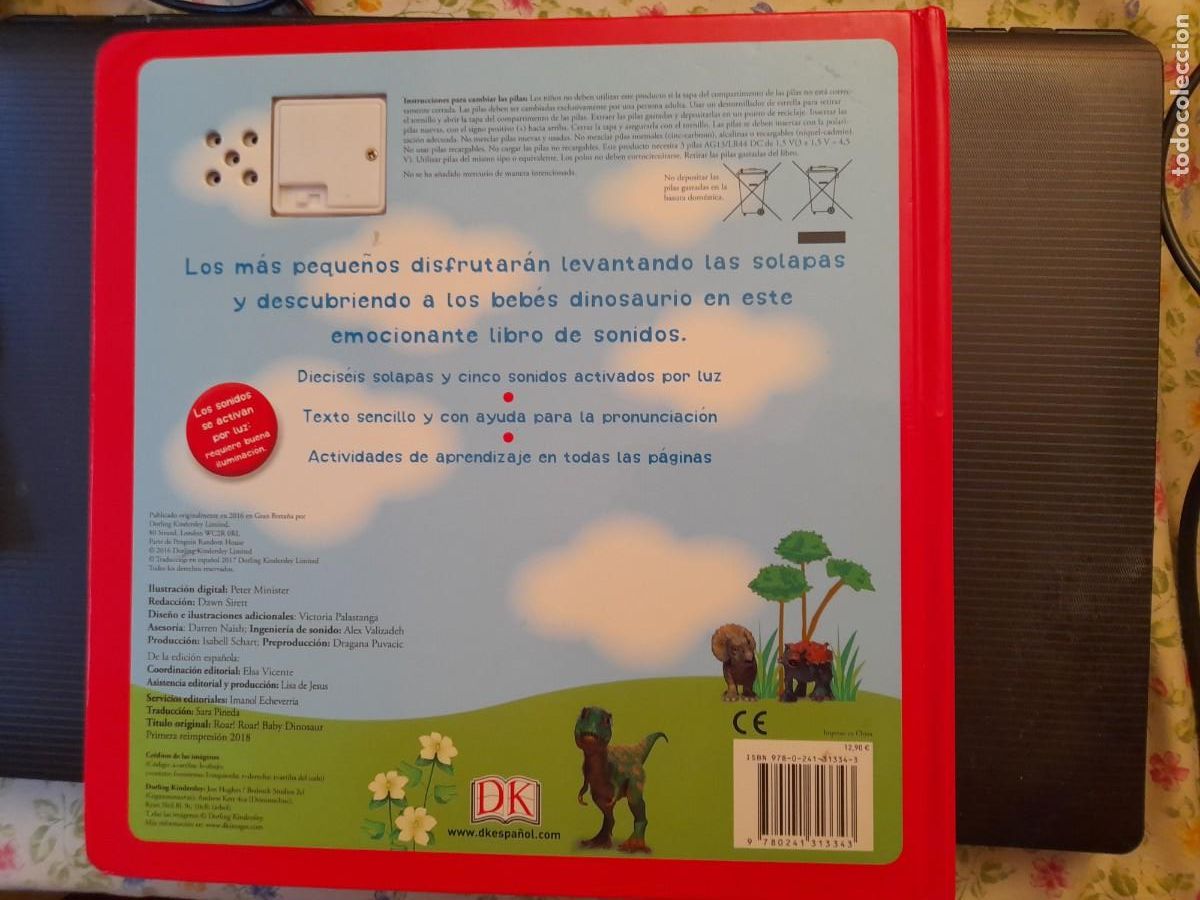 Libros de segunda mano: Beb&eacute; Dinosaurio . Editorial DK 2018. 25 x 25 cm. - Foto 3