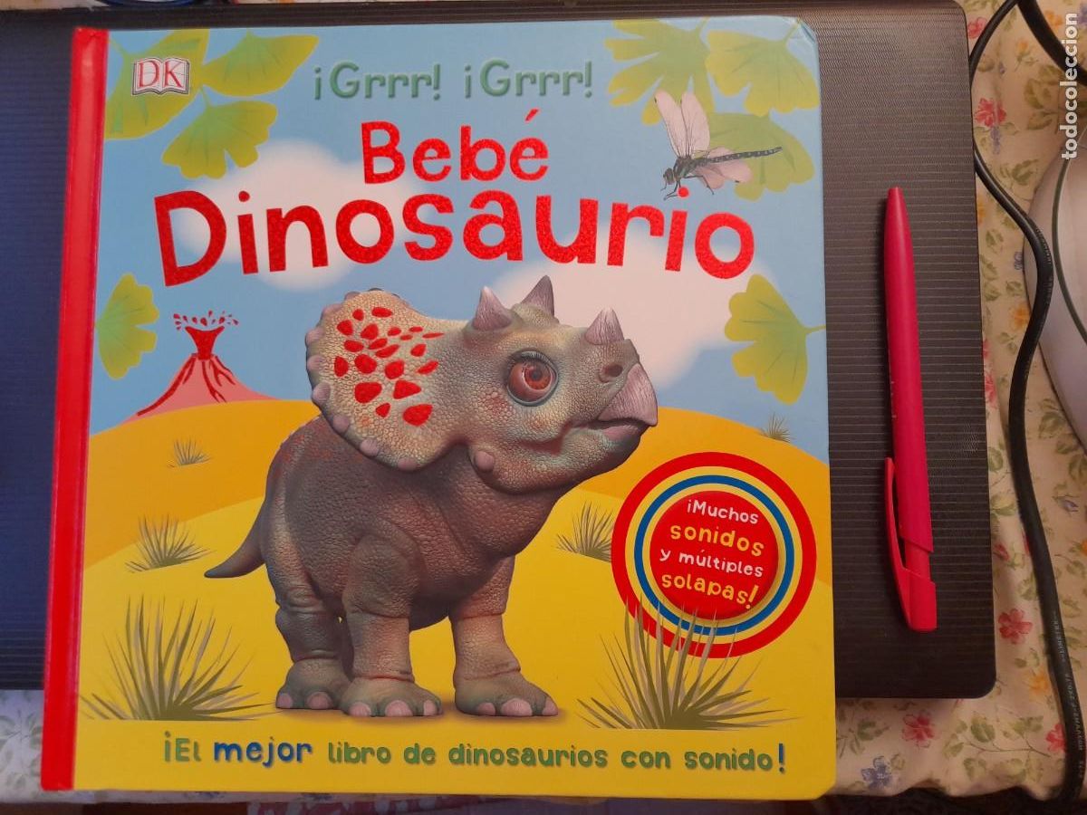 Second hand books: Beb&eacute; Dinosaurio . Editorial DK 2018. 25 x 25 cm.