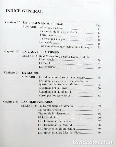 Libros de segunda mano: Virgen del Mar. Patrona de Almer&iacute;a. P. Tapia - Foto 2