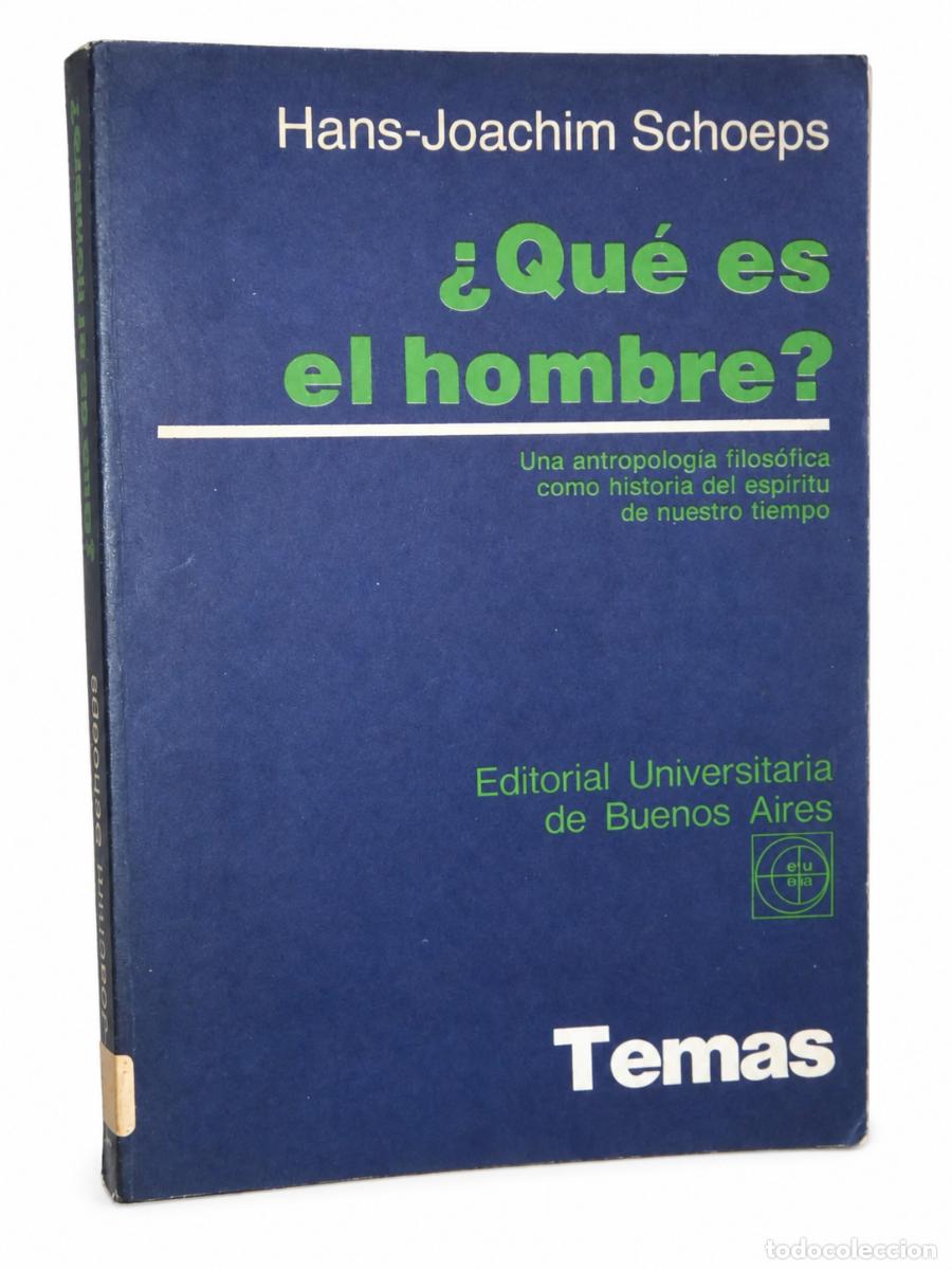 Libros de segunda mano: &iquest;QU&Eacute; ES EL HOMBRE? UNA ANTROPOLOG&Iacute;A FILOS&Oacute;FICA COMO HISTORIA DEL ESP&Iacute;RITU DE NUESTRO TIEMPO LM