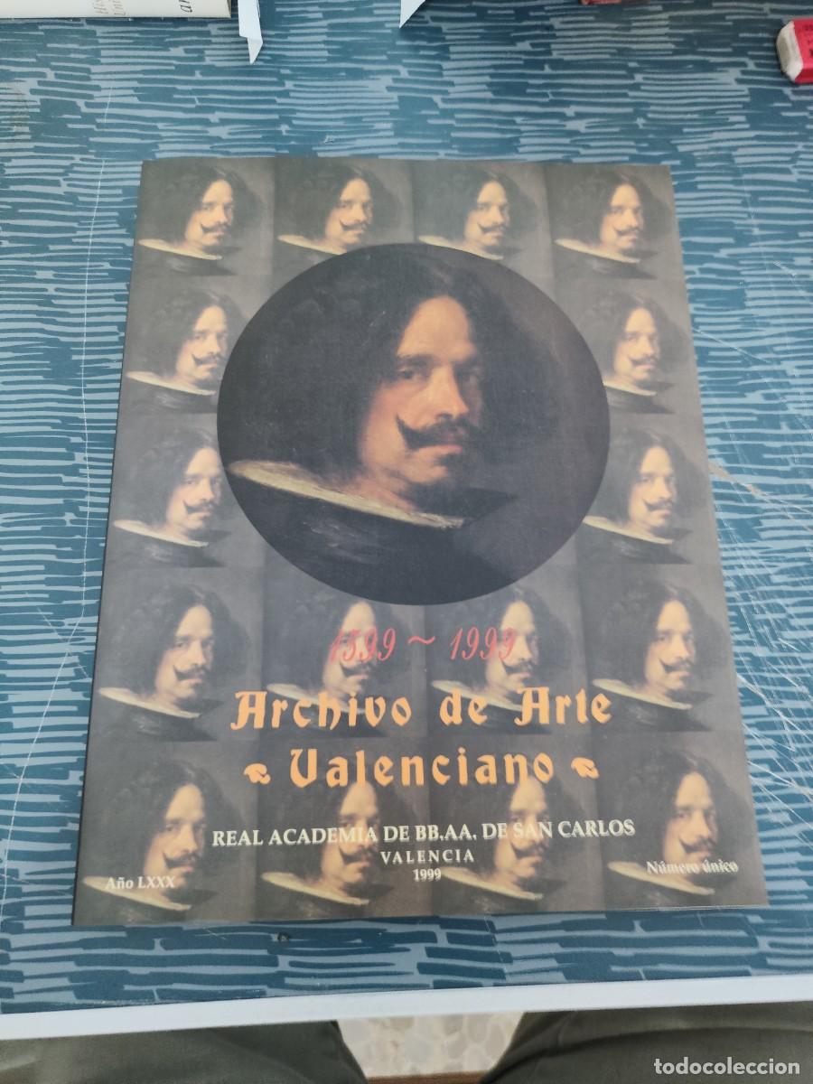 Libros de segunda mano: ARCHIVO DE ARTE VALENCIANO, VALENCIA,A&Ntilde;O LXXX, N&Uacute;MERO EXTRAORDINARIO,1999,196 G.