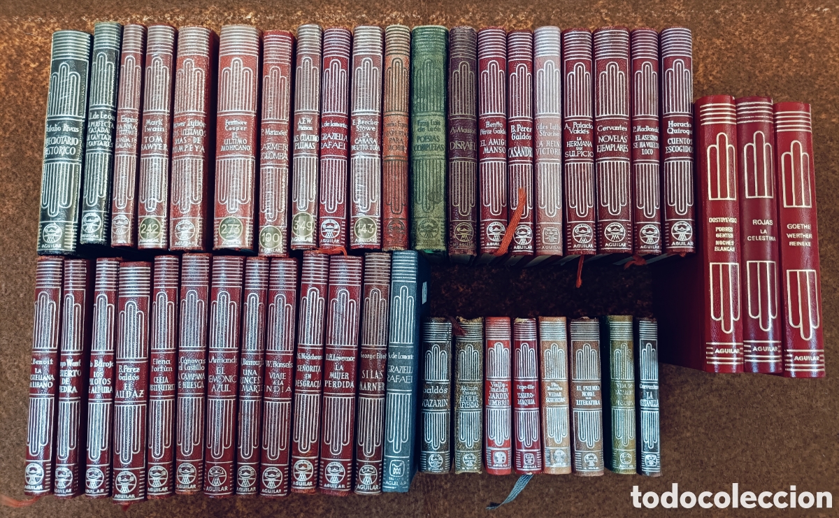 Libros de segunda mano: LOTE DE 44 LIBROS COLECCION CRISOL Y CRISOLIN. EDITORIAL AGUILAR . MUY BUEN ESTADO