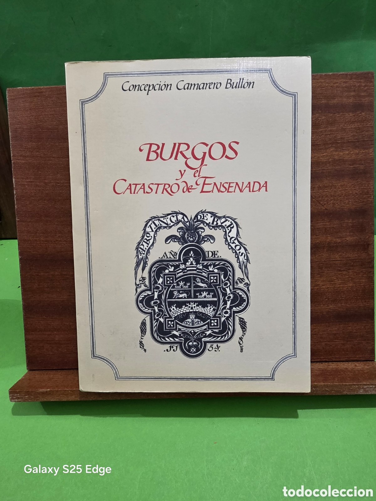Libros de segunda mano: &rdquo;&rdquo;BURGOS Y EL CATASTRO DE LA ENSENADA&rdquo;&rdquo;...CONCEPCI&Oacute;N CAMARERO BULL&Oacute;N...1989...