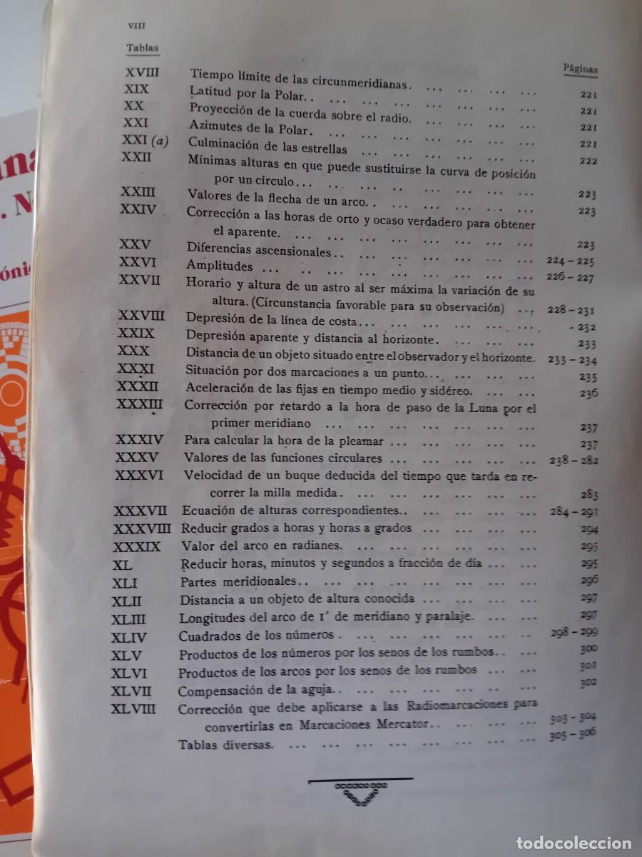 Libros de segunda mano: TABLAS NAUTICAS edici&oacute;n 1980 - Foto 4