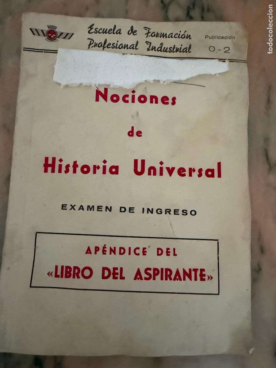 Libros de segunda mano: Librito Nociones de historia universal