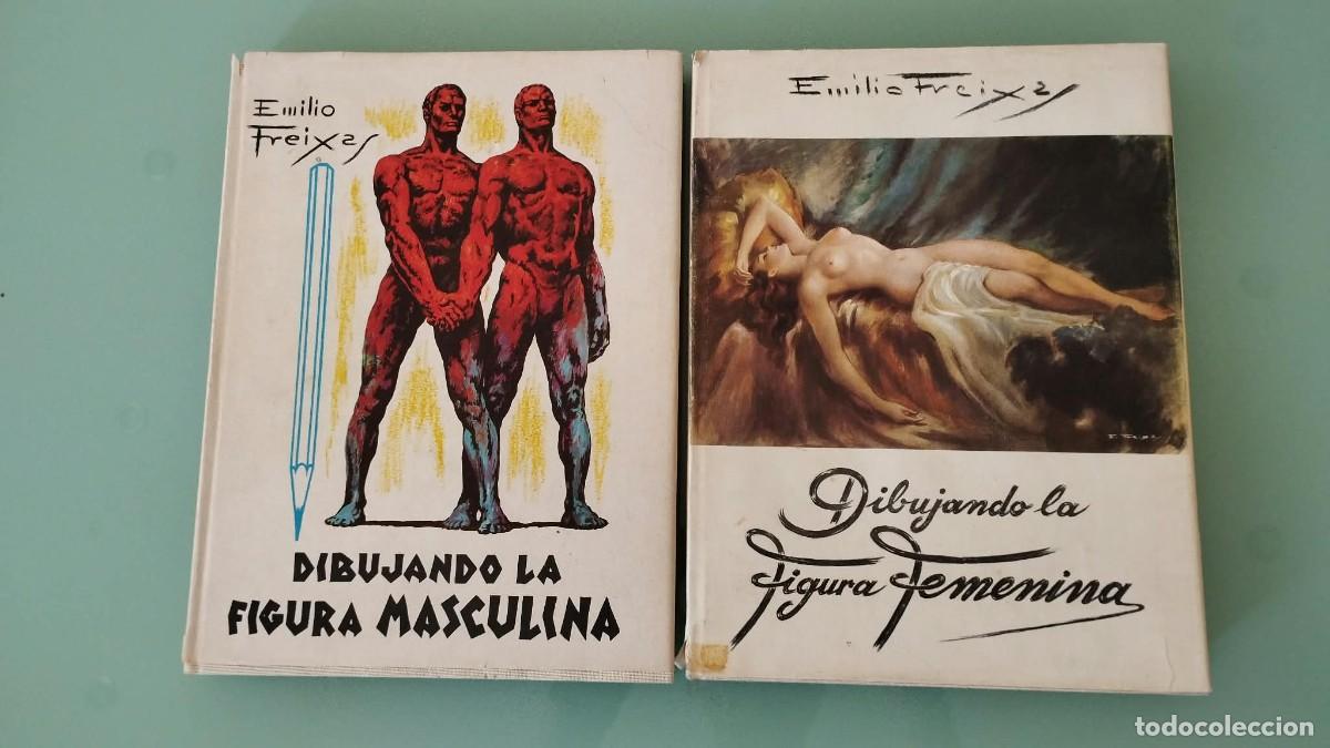 Libros de segunda mano: Dibujando la Figura Masculina. Dibujando la Figura Femenina. Emilio Freixas.