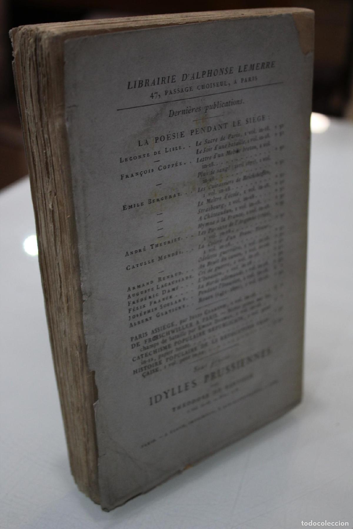 Libros de segunda mano: 1871.- Second si&egrave;ge de Paris. Le comit&eacute; central et la commune. Journal anecdotique. - Hans, Ludovic. - Foto 4