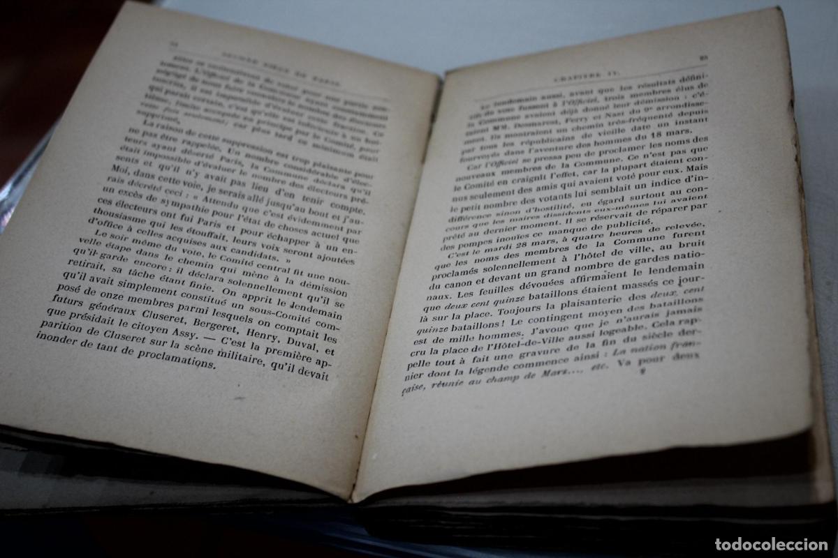 Libros de segunda mano: 1871.- Second si&egrave;ge de Paris. Le comit&eacute; central et la commune. Journal anecdotique. - Hans, Ludovic. - Foto 7