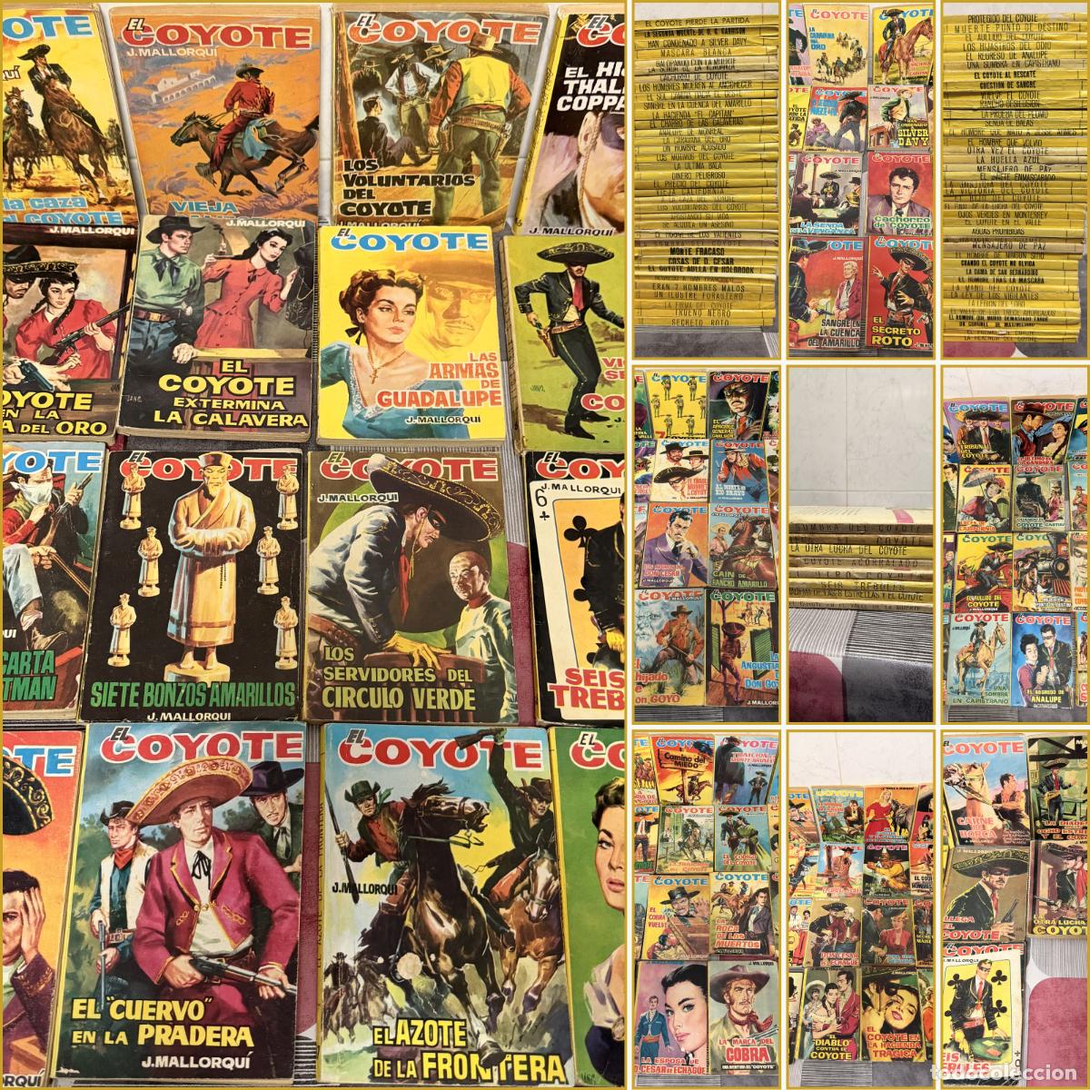 Libros de segunda mano: LOTE DE 177 NOVELAS EL COYOTE - JOS&Eacute; MALLORQU&Iacute; - ED. CID