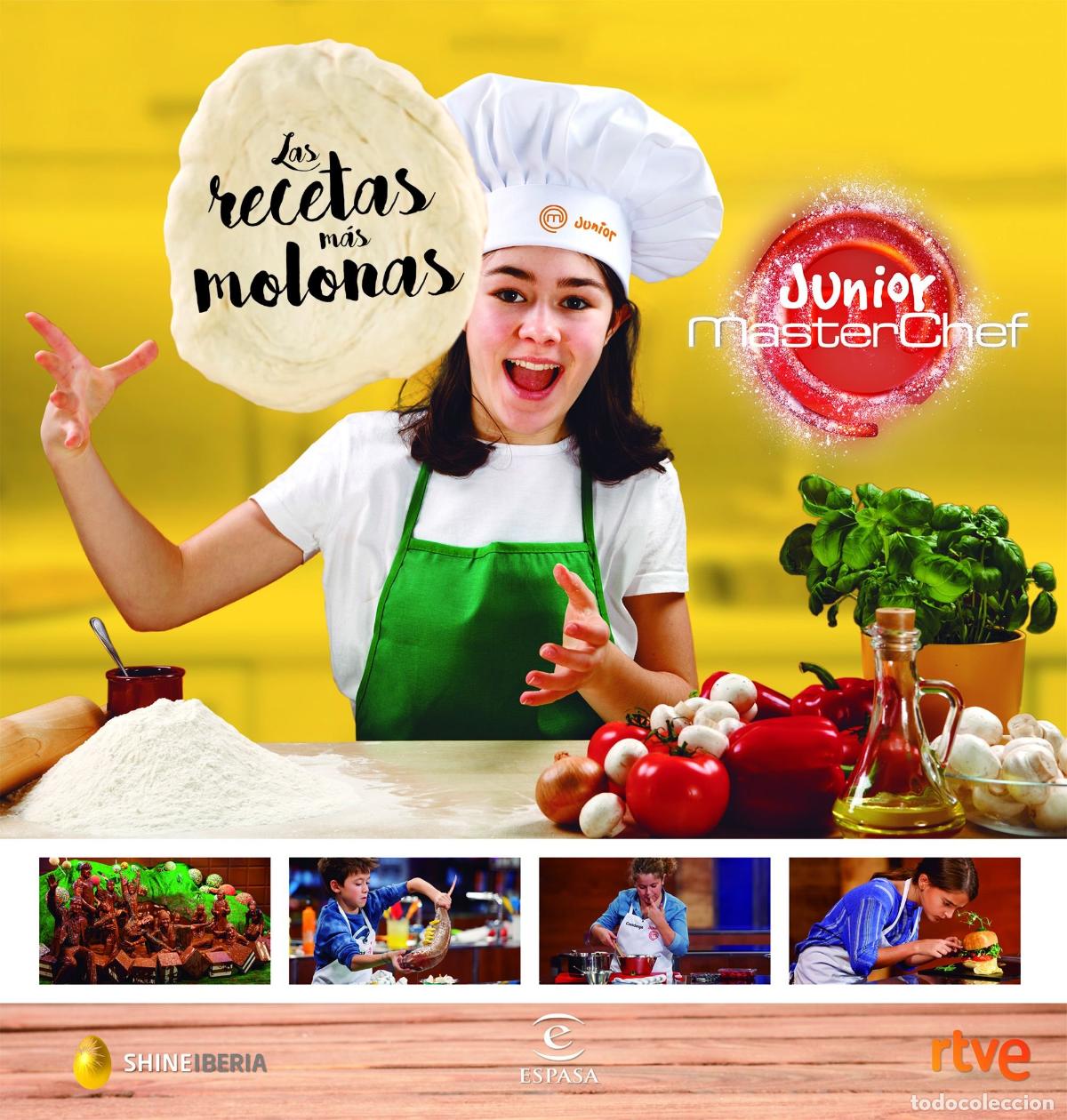 Libros de segunda mano: Las recetas m&aacute;s molonas de Masterchef Junior (Espasa Gastronom&iacute;a)
