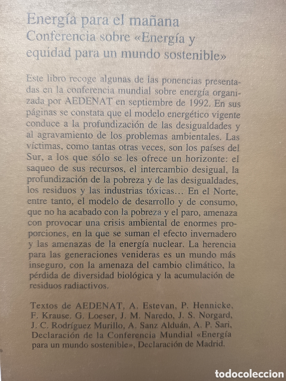 Libros de segunda mano: Energ&iacute;a para el ma&ntilde;ana - Foto 2