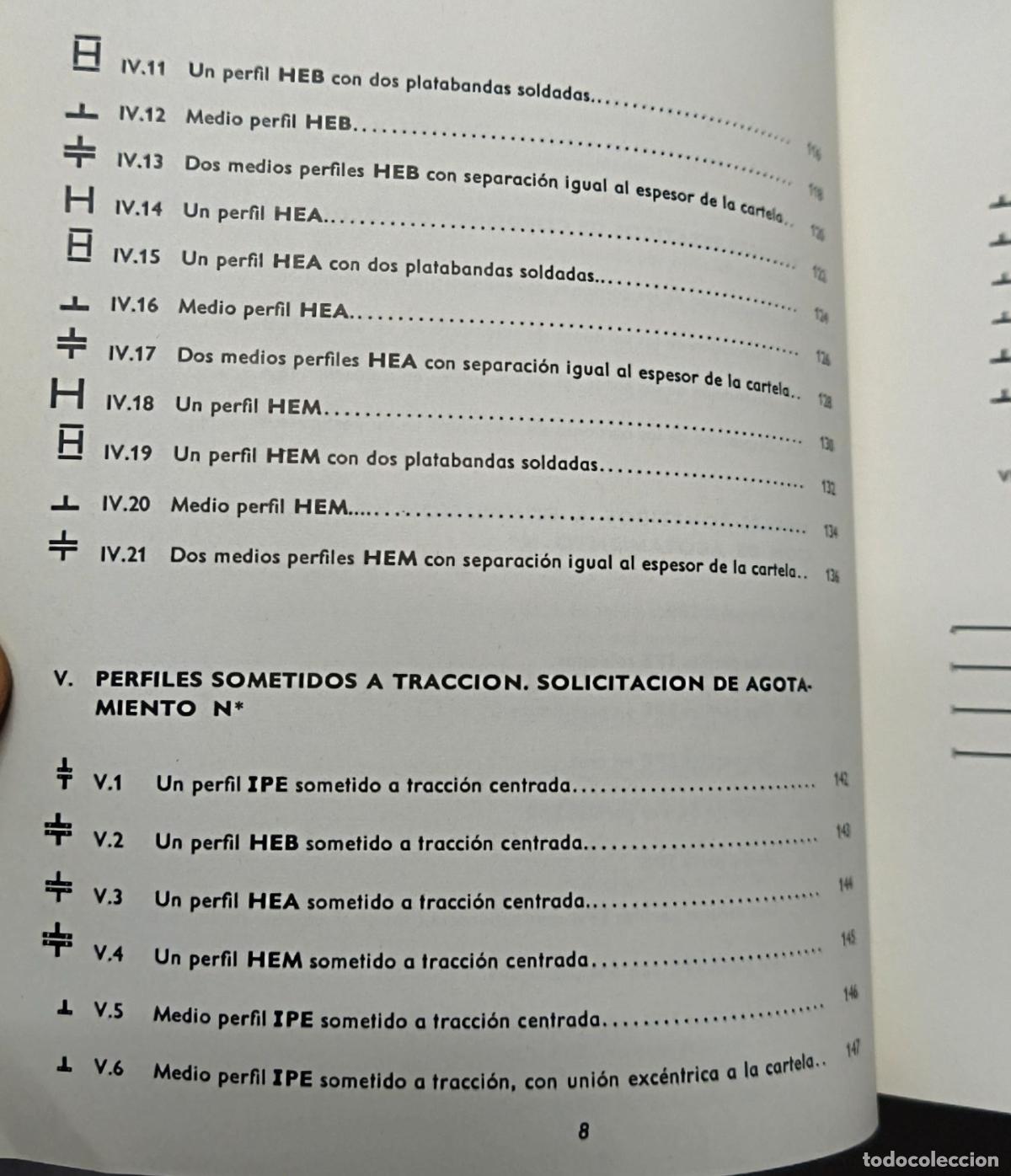Libros de segunda mano: Perfiles de caras paralelas - Datos y tablas de c&aacute;lculo - Ensidesa - Foto 5