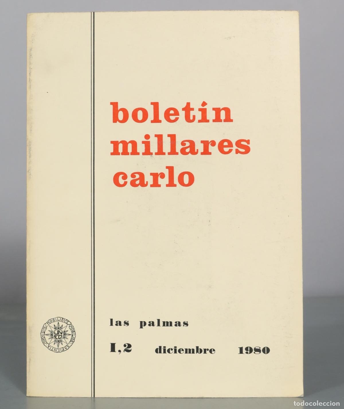 Libros de segunda mano: Boletin Millares Carlo - UNED. I, 2. 1980